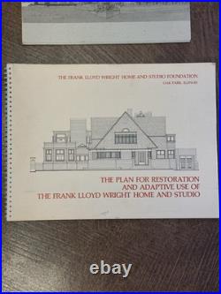 Frank Lloyd Wright Architecture Book Lot Restoration Art Glass Windows Soft Back