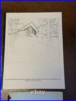 Frank Lloyd Wright Architecture Book Lot Restoration Art Glass Windows Soft Back