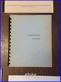 Frank Lloyd Wright Architecture Book Lot Restoration Art Glass Windows Soft Back
