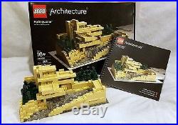 Frank Lloyd Wright Architecture Fallingwater Lego 21005 COMPLETE With Box