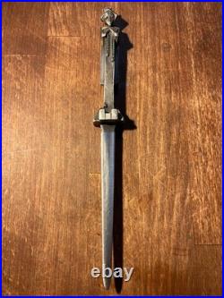 Frank Lloyd Wright Art Deco Metal Letter Opener 8 Inches Vintage