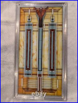 Frank Lloyd Wright Art Oak Park Skylight Vintage Leaded Stained-Glass Rare