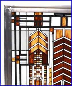 Frank Lloyd Wright Art Work Autumn Sumac Vintage stained glass Rare Used