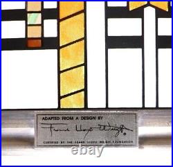 Frank Lloyd Wright Art Work Autumn Sumac Vintage stained glass Rare Used