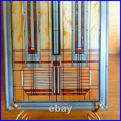 Frank Lloyd Wright Art Work Bradley Mansion Vintage stained glass Rare Used