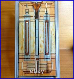 Frank Lloyd Wright Art Work Bradley Mansion Vintage stained glass Rare Used