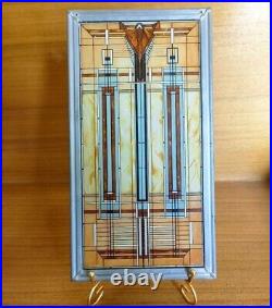 Frank Lloyd Wright Art Work Bradley Mansion Vintage stained glass Rare Used