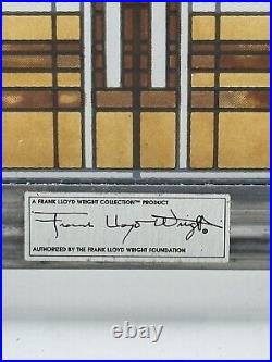 Frank Lloyd Wright Art Work Oak Park Skylight Vintage Stained Glass Rare