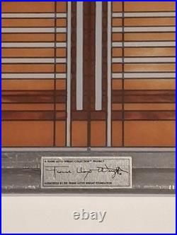 Frank Lloyd Wright Art Work Oak Park skylight Stained Glass Vintage Frank Lloyd Wright Art Work Oak Park skylight Stained Glass Vintage