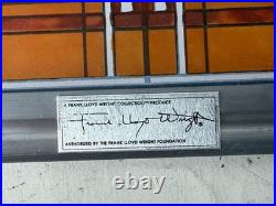 Frank Lloyd Wright Art Work Oak Park skylight Stained Glass Vintage