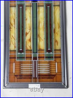 Frank Lloyd Wright Art Work Oak Park skylight Stained Glass Vintage