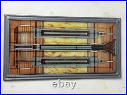 Frank Lloyd Wright Art Work Oak Park skylight Stained Glass Vintage
