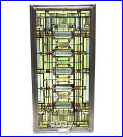 Frank Lloyd Wright Art Work Oak Park skylight Vintage stained glass Rare
