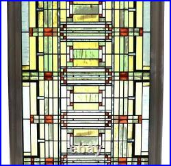 Frank Lloyd Wright Art Work Oak Park skylight Vintage stained glass Rare
