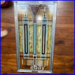 Frank Lloyd Wright Art Work Oak Park skylight stained glass Vintage Frank Lloyd Wright Art Work Oak Park skylight stained glass Vintage