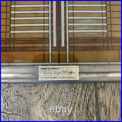 Frank Lloyd Wright Art Work Oak Park skylight stained glass Vintage