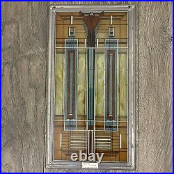 Frank Lloyd Wright Art Work Oak Park skylight stained glass Vintage
