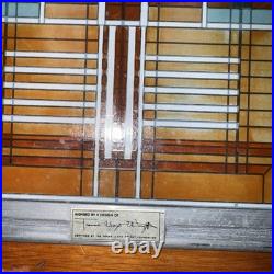 Frank Lloyd Wright Art Work Oak Park skylight stained glass Vintage Frank Lloyd Wright Art Work Oak Park skylight stained glass Vintage