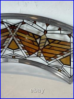 Frank Lloyd Wright Art Work Rare Type Arch Stained Glass Rare Used
