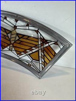 Frank Lloyd Wright Art Work Rare Type Arch Stained Glass Rare Used