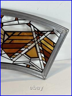 Frank Lloyd Wright Art Work Rare Type Arch Stained Glass Rare Used