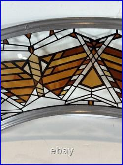 Frank Lloyd Wright Art Work Rare Type Arch Stained Glass Rare Used