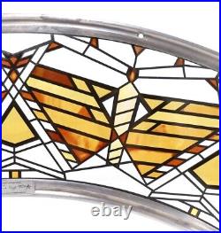 Frank Lloyd Wright Art Work Rare Type Arch stained glass Rare Used