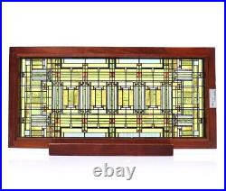 Frank Lloyd Wright Art Work Vintage stained glass Rare H 36.3 x W 20 x D 7.4cm
