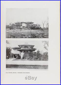Frank Lloyd Wright Ausgeführte Bauten 1911 Architecture First Edition