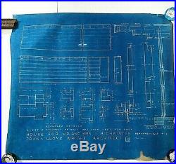 Frank Lloyd Wright Authentic Draft Blueprint Of J. B. Christie House P 10 C 1941