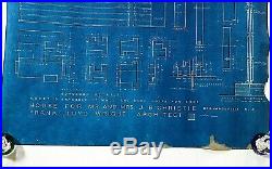 Frank Lloyd Wright Authentic Draft Blueprint Of J. B. Christie House P 10 C 1941