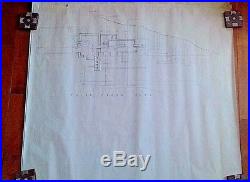 Frank Lloyd Wright Authentic Draft Drawing Falling Water 1935 3 Rd Floor Plan