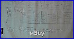 Frank Lloyd Wright Authentic Draft Drawing House For Mr & Mrs J B Christie N J