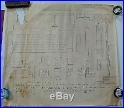 Frank Lloyd Wright Authentic Draft Drawing Of J. B. Christie House Pg 10 C 1941
