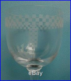 Frank Lloyd Wright Authentic Imperial Hotel Wine Glass Ca 1925- 1950 N2