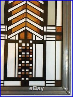 Frank Lloyd Wright Autumn Sumac Stained Glass Adapted From A Design Frank Lloyd