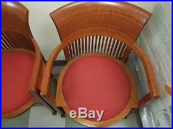 Frank Lloyd Wright Barrel Back 606 Chairs Cassina Maestri Edition