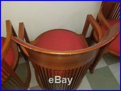 Frank Lloyd Wright Barrel Back 606 Chairs Cassina Maestri Edition