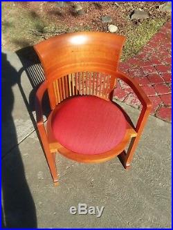 Frank Lloyd Wright Barrel Chair by Cassina mid century modern chair