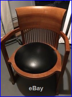 Frank Lloyd Wright Barrel Chairs / Lot of 2