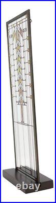 Frank Lloyd Wright Barton House Buffet Door Stained Glass Wall Or Desktop Plaque