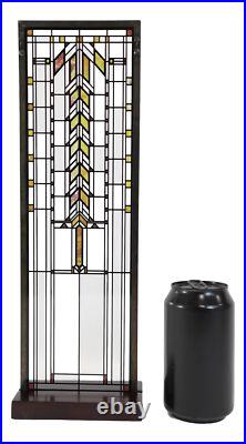 Frank Lloyd Wright Barton House Buffet Door Stained Glass Wall Or Desktop Plaque