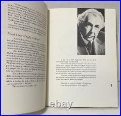 Frank Lloyd Wright Beth Sholom Synagogue by Mortimer J. Cohen Signed 1st 1959
