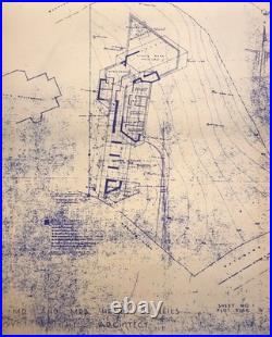 Frank Lloyd Wright Blueline Plans For Henry J. Neils Residence