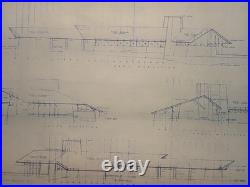 Frank Lloyd Wright Blueline Plans For Henry J. Neils Residence