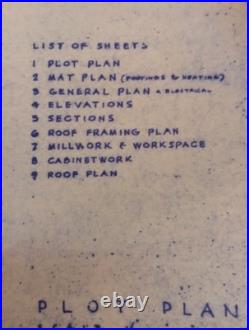 Frank Lloyd Wright Blueprints, Louis Penfield Residence, Scheme 2