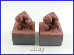 Frank Lloyd Wright Bookends The Boulder Nude Man