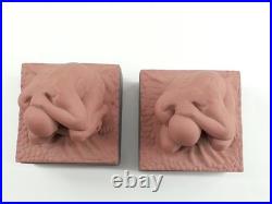 Frank Lloyd Wright Bookends The Boulder Nude Man