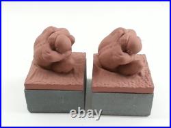 Frank Lloyd Wright Bookends The Boulder Nude Man