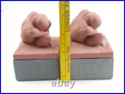 Frank Lloyd Wright Bookends The Boulder Nude Man